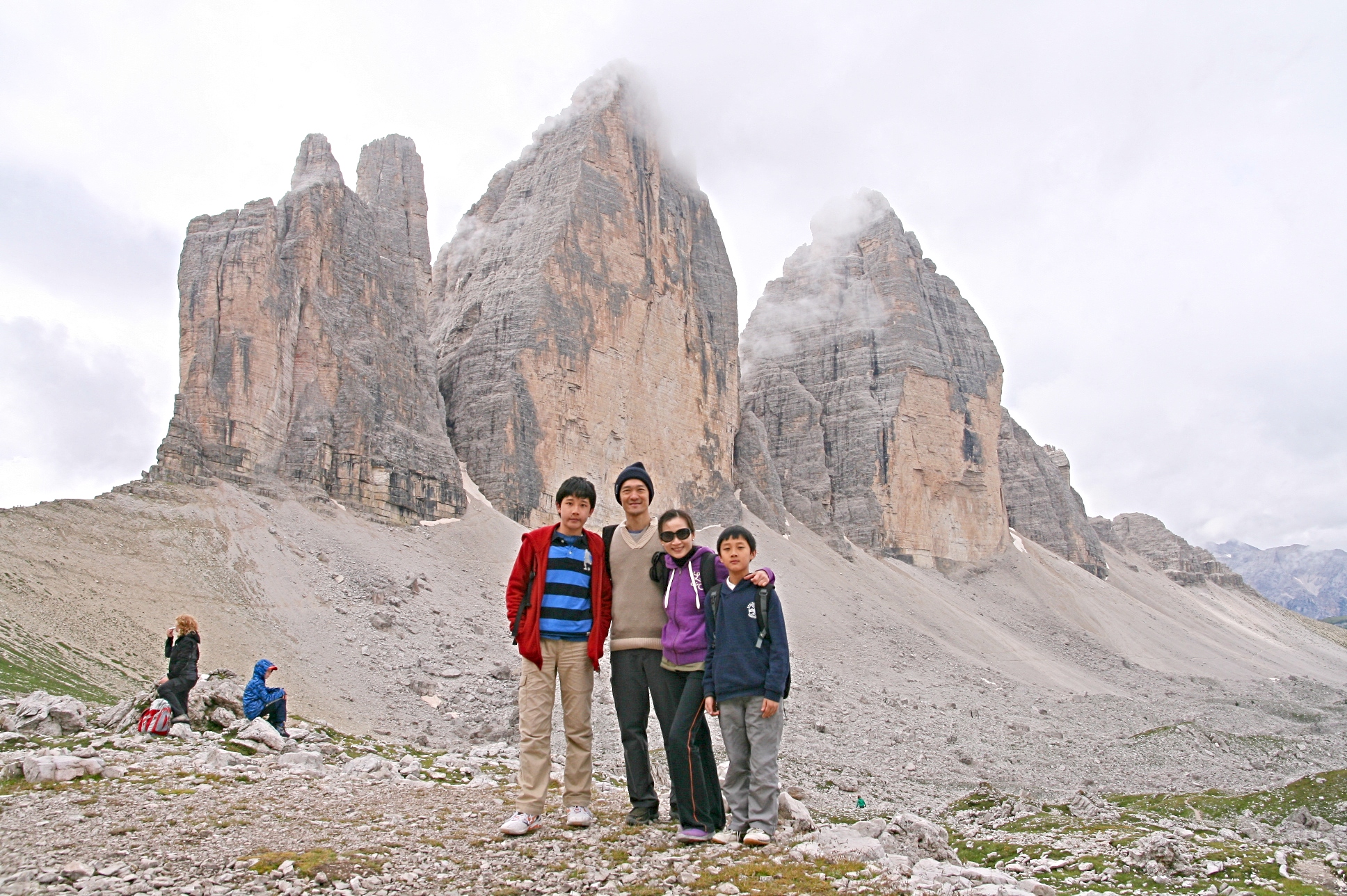 Tre cime Lavaredo Dolomite italy