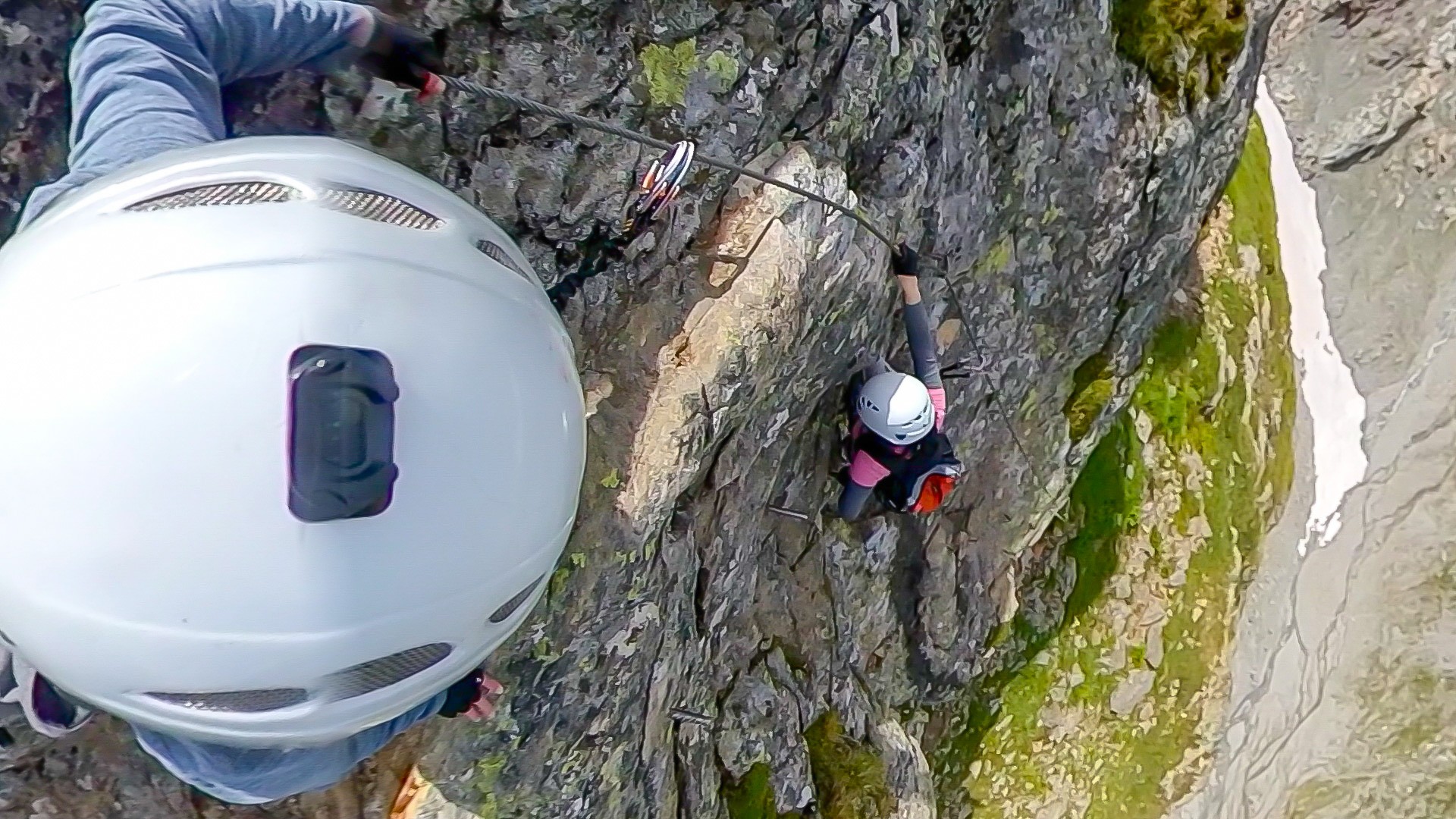 thrilling via ferrata climb susten pass switzerland